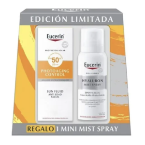 Eucerin Pack Sun Anti-edad + Mini Hyaluron Filler Mist Spray