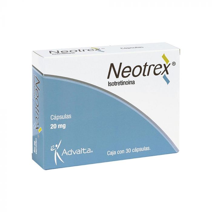 Neotrex Isotretinoína 20mg 30 cápsulas