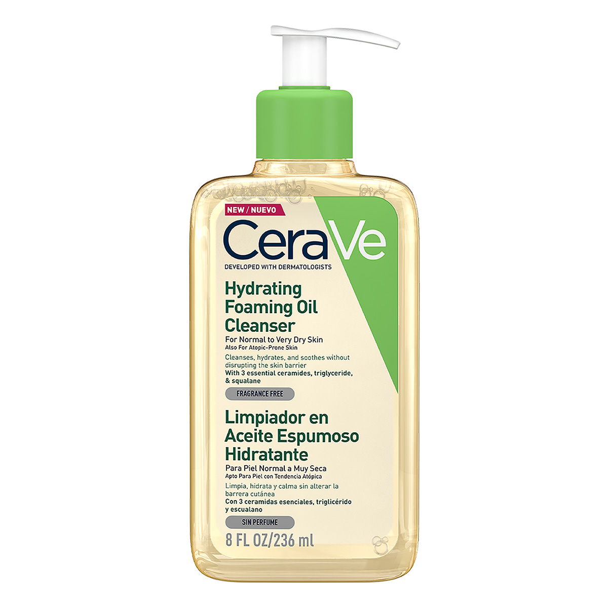 CeraVe Limpiador en Aceite Espumoso Hidratante 236ml