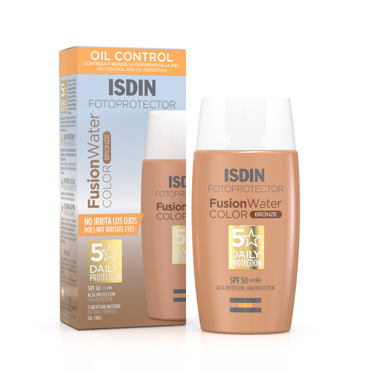 ISDIN Fusion Water Tono Bronze (Bronce) FPS 50 50ml